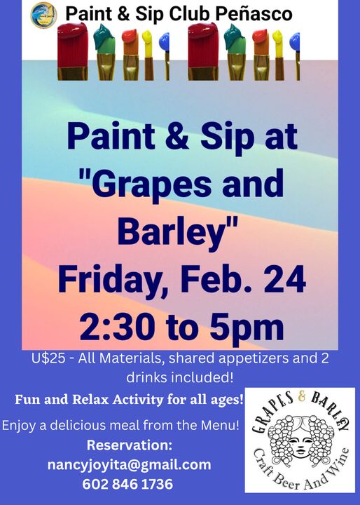 Paint-and-Sip-Grapes-and-Barley-Feb-24-23 Paint & Sip @ Grapes & Barley