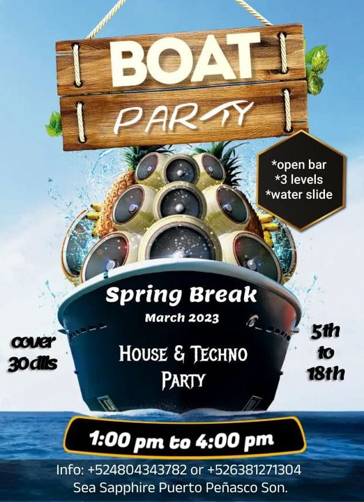 Spring-Break-Boat-Party-23 Spring Break House & Techno Boat Party