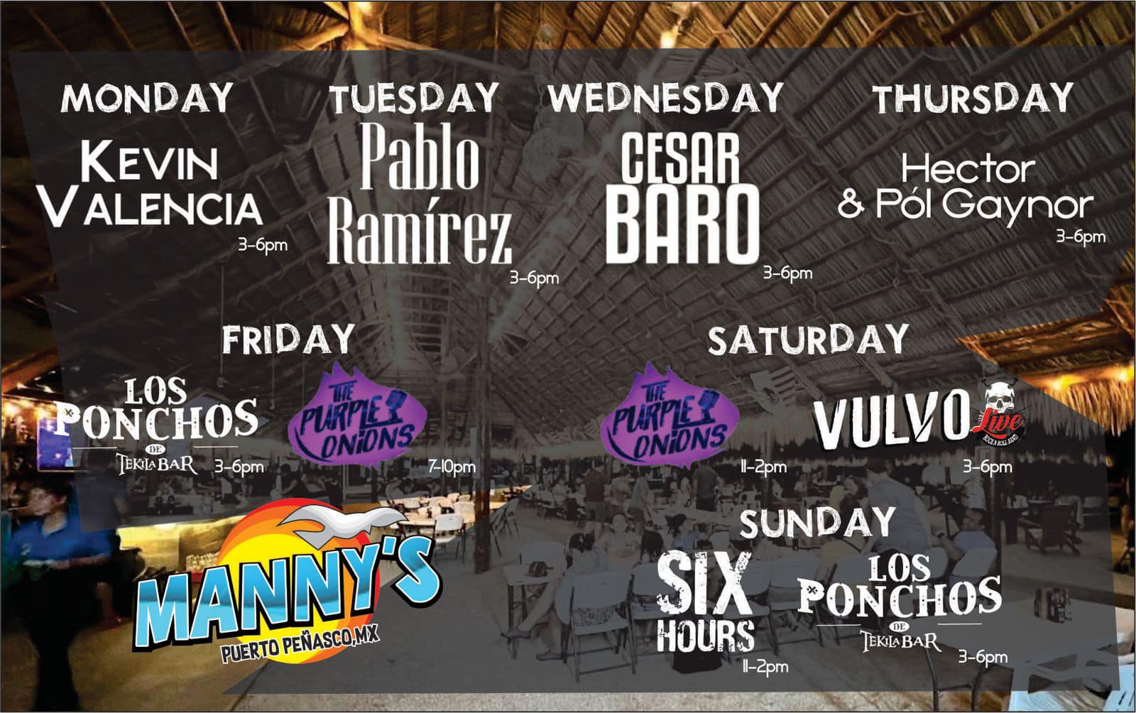 Mannys-music-lineup Manny's Beach Club Weekend Music Lineup