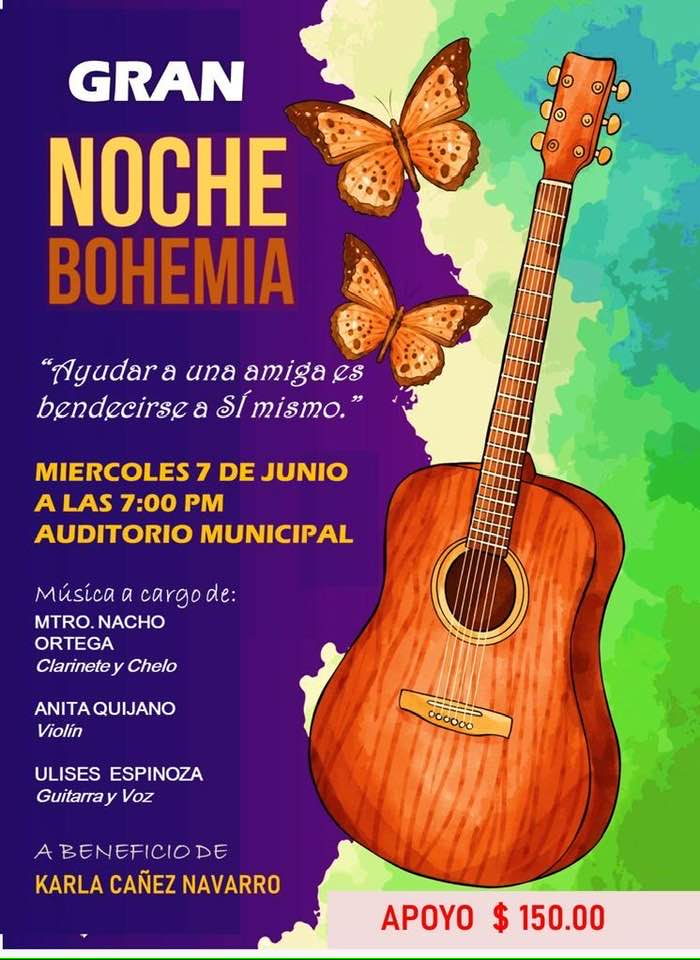 Gran Noche Bohemia @ Auditorio Municipal (across from City Hall)